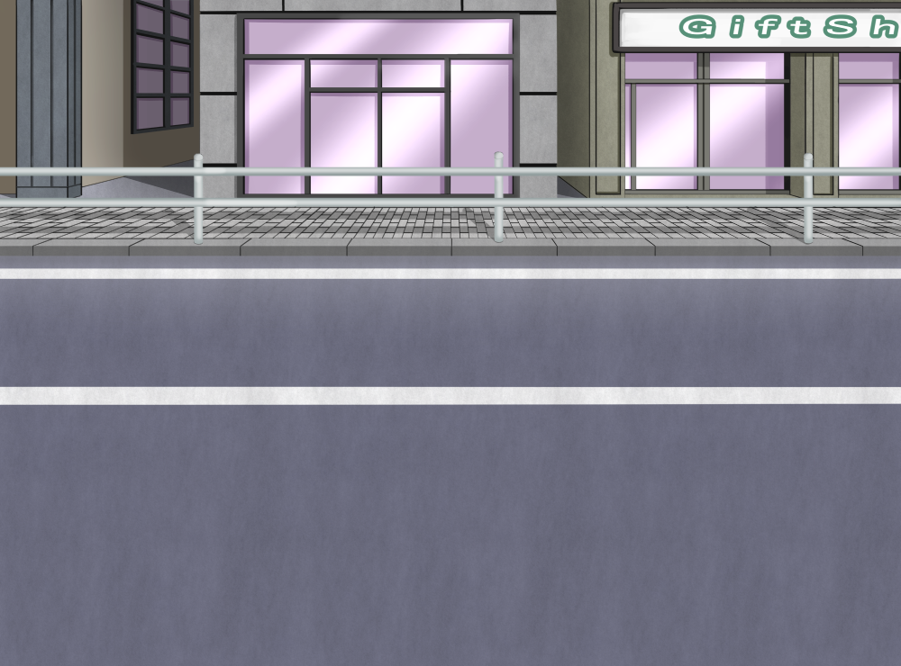 RPG戦闘背景素材市街地001