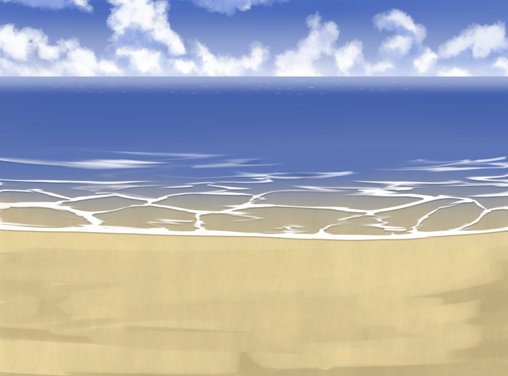 RPG戦闘背景素材海の上の木橋001