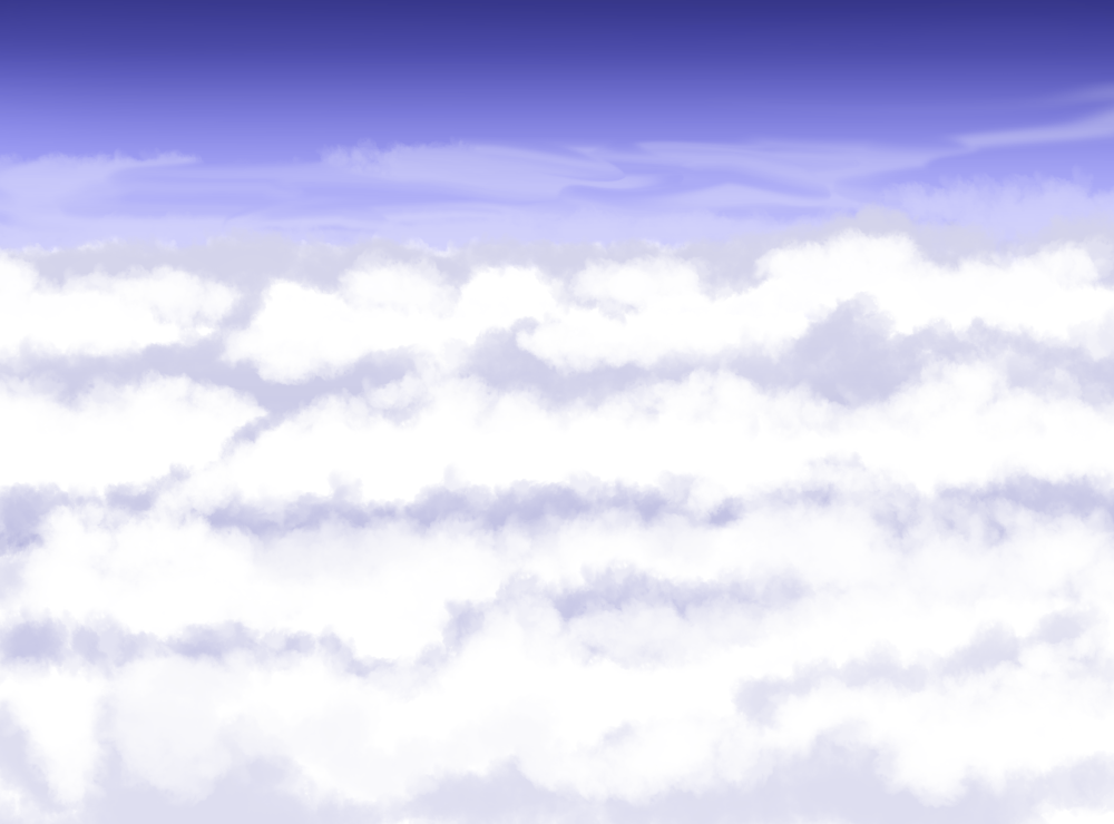 RPG戦闘背景素材雲海001