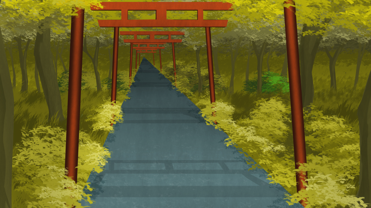 背景素材森004