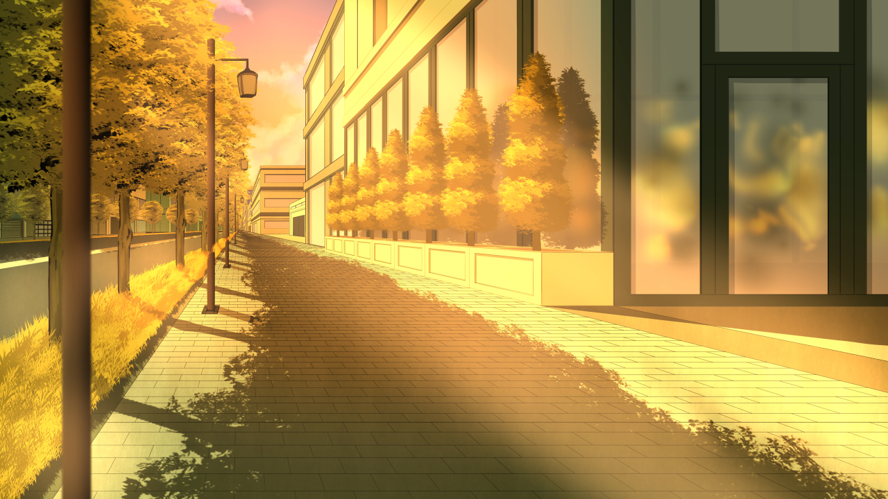 背景素材市街地001-02